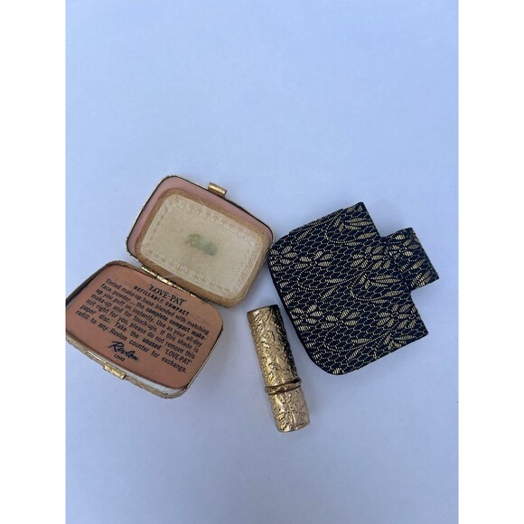 Vintage Revlon compact and lipstick with case - Picture 1 of 7